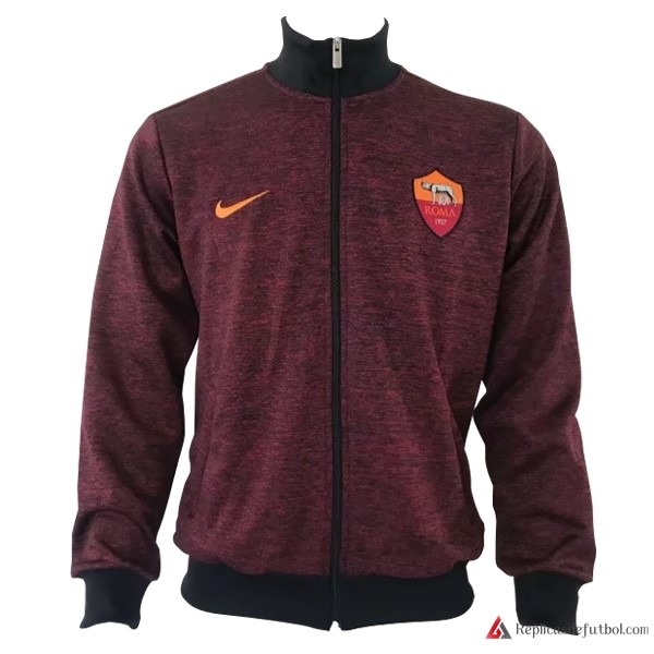 Chaqueta AS Roma 2017-2018 Rojo Marino